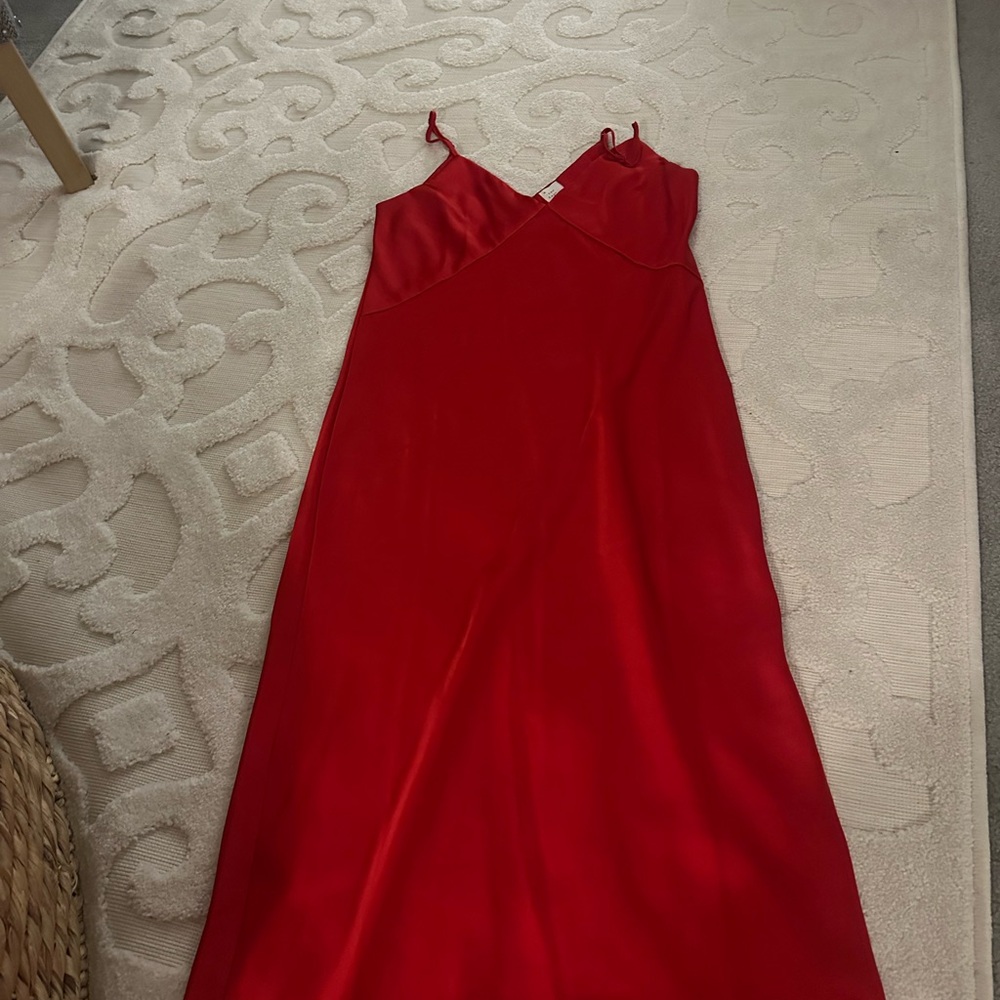 Elegant Red Women's Dress